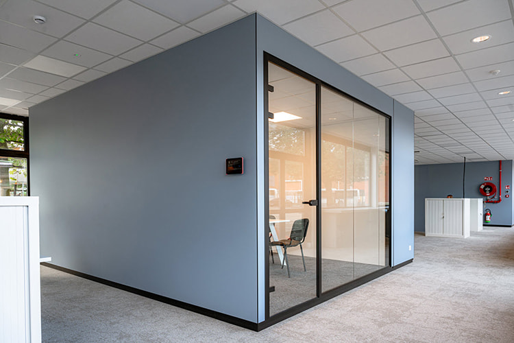 Clicwall wall panels in office